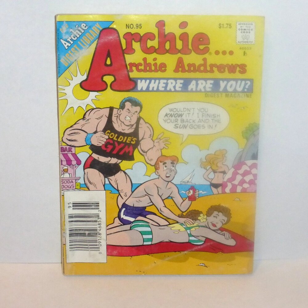 1st PRINT 1994 Archie Digest Library ARCHIE Andrews WHERE Are You Digest #95 Arc
